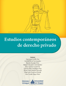 Cover of Estudios contemporáneos de derecho privado