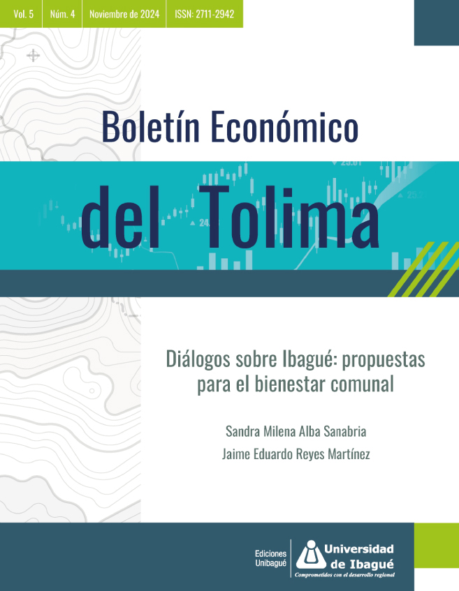 Cover of Boletín Económico del Tolima Vol. 5 Núm. 4